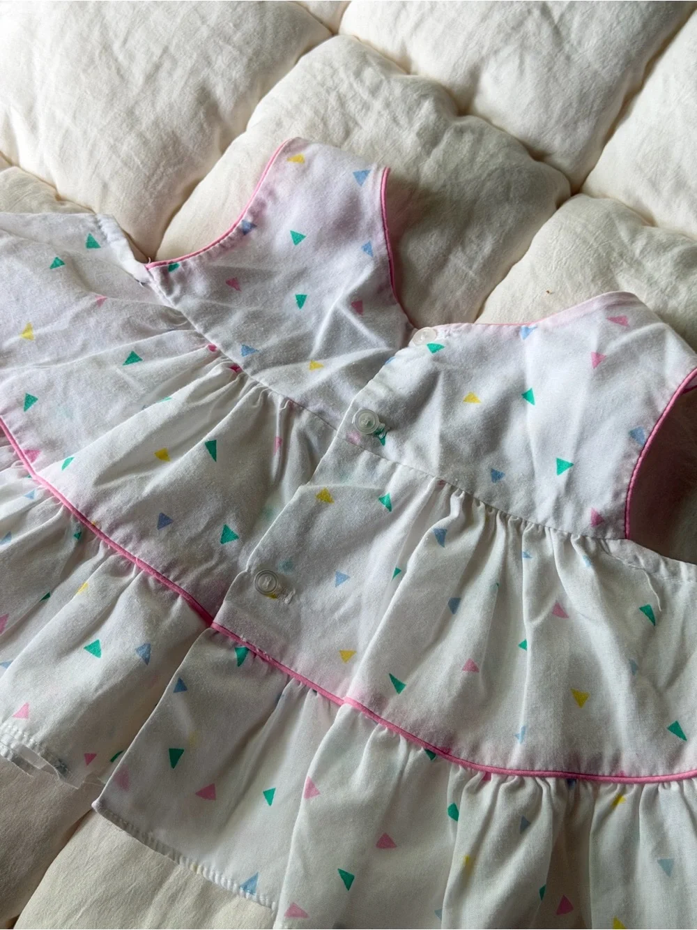 Vintage Baby Bunny Embroidered Dress
